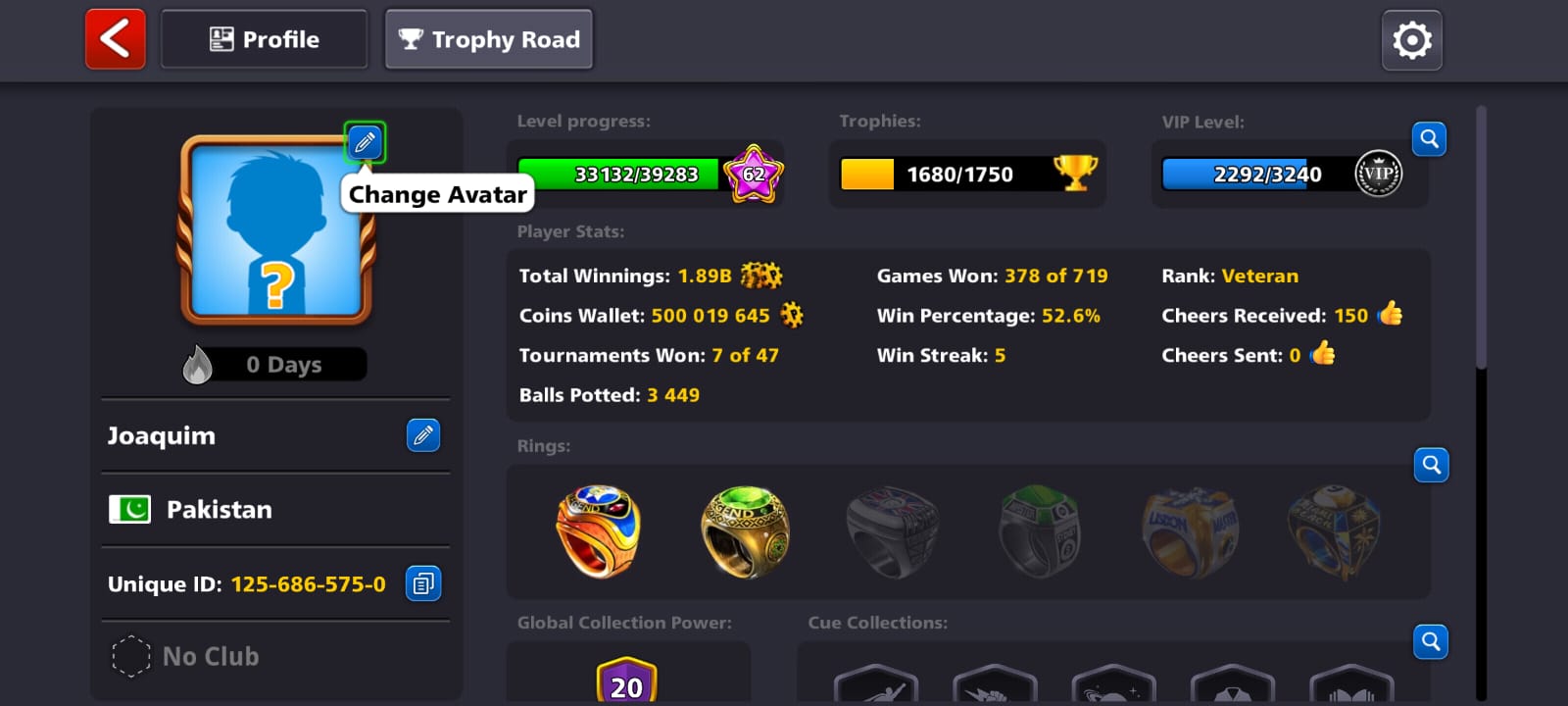 8 Ball Pool Veteran