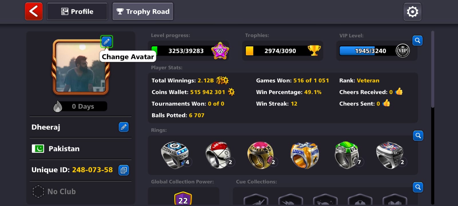 8 Ball Pool Veteran