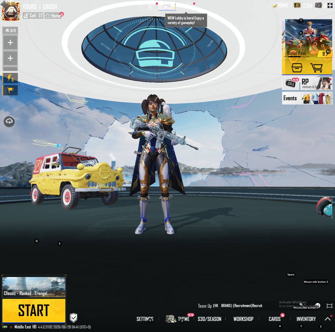 M416 Glacier Lvl 4 Falcon Companion
