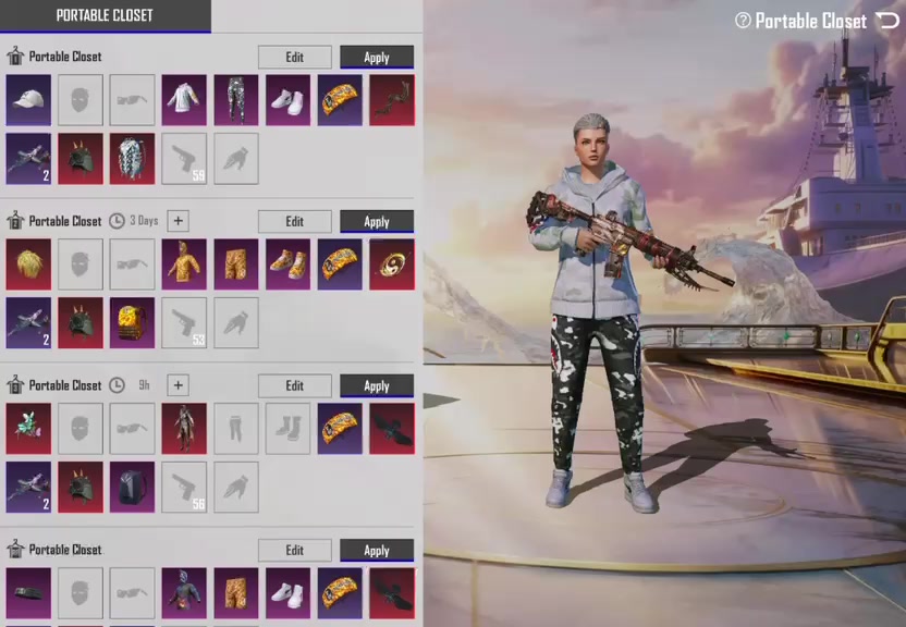TRIO BAPE LEGACY | 9x X-SUITS (4 HIGH-TIER) | 143x LAB GUNS (55 MAX) | APOLLO COLLECTOR | RE2 & GODZILLA EXCLUSIVES