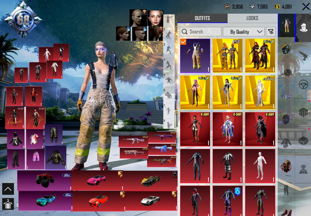 DROP CAR + LOADED INVENTORY + 5X SPORTS CARS | FOREST ELF RARE | XSUIT KILL MSG | 141 SINGLE MYTHICS | 09X ULTIMATES | 4X LOOT CRATES + 16+ KILL MSGS | SAND GLOVES OPENED