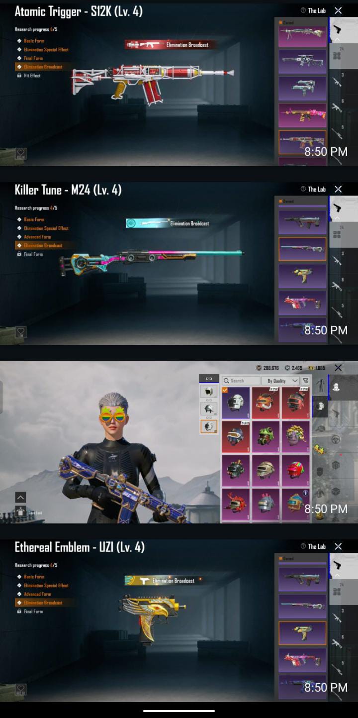 🔥 LEVEL 65 COLLECTION | 24X LAB GUNS (6X KILL MESSAGES) | 118 MYTHICS | S4 SHORT HAIR 👑